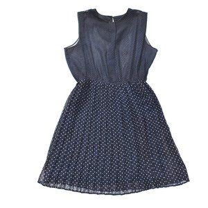 Anthropologie By Organics  Polka Dot Pleated Dress